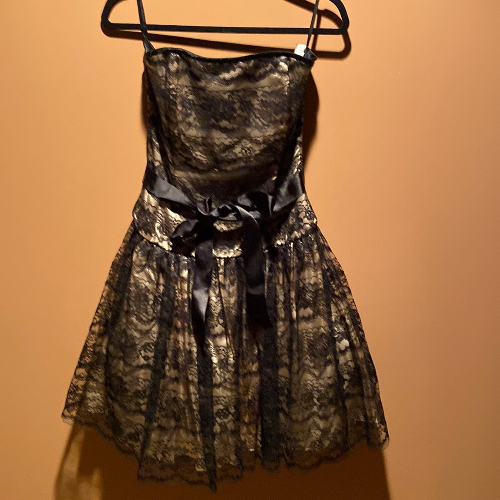 Party dress Gold and black